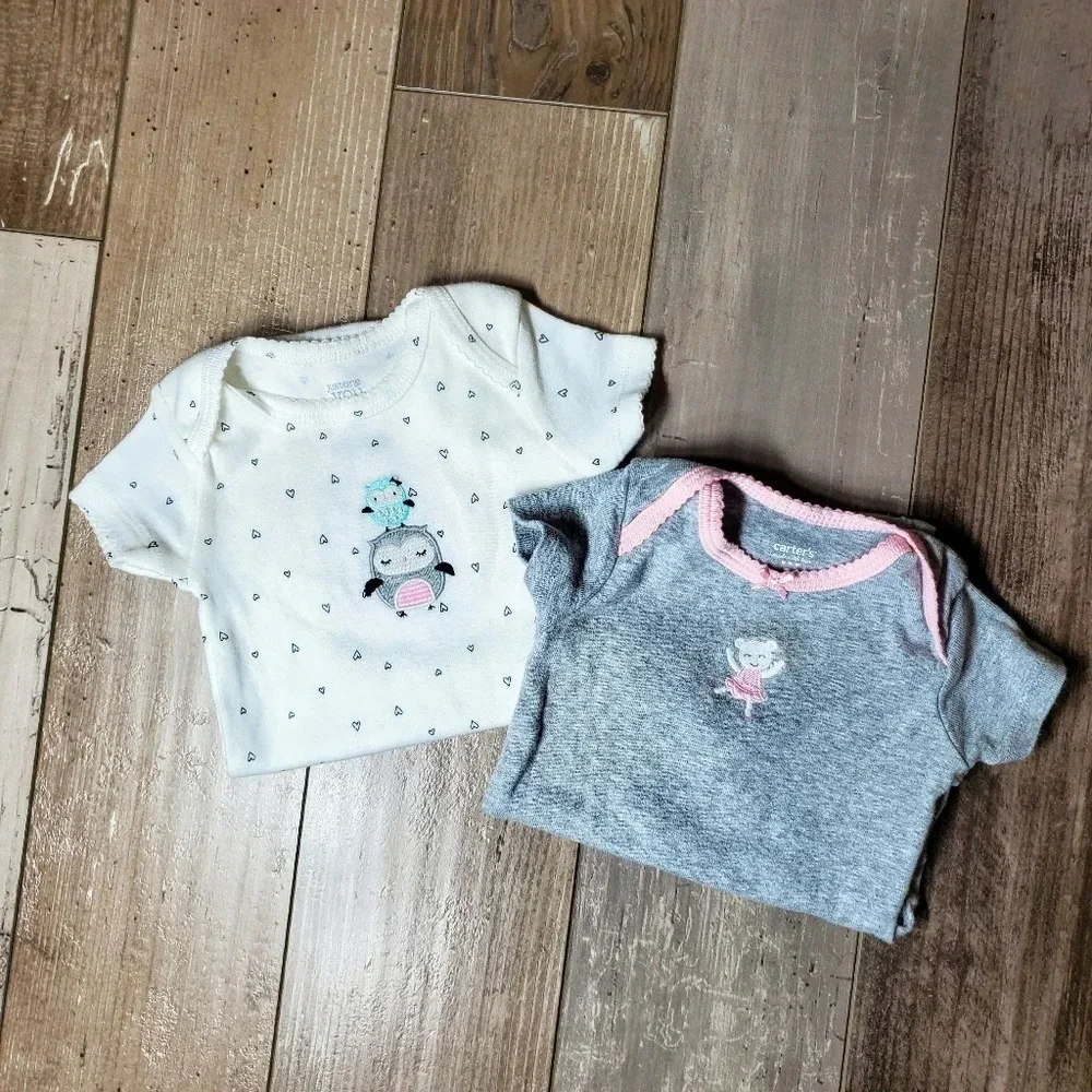 Carter's Baby Girl 3M Top Bundle